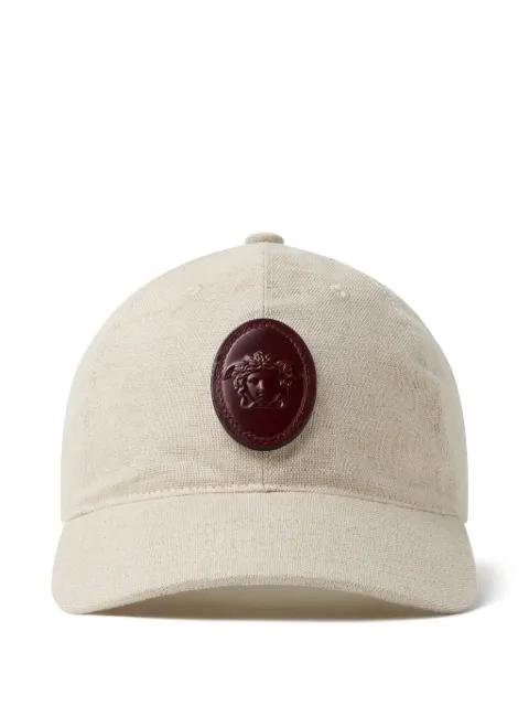 cotton & linen baseball cap by VERSACE