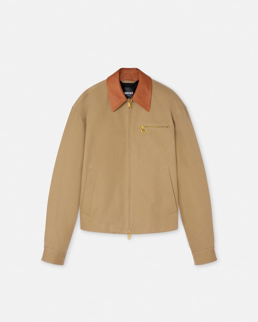 cotton-canvas blouson by VERSACE