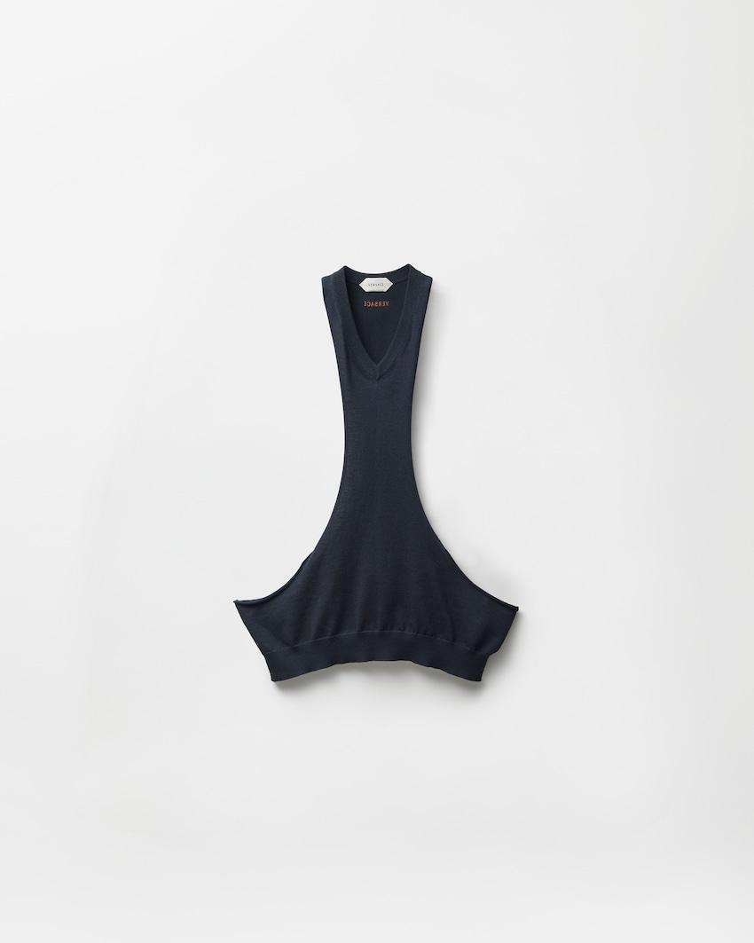 cotton-cashmere knit tank top by VERSACE