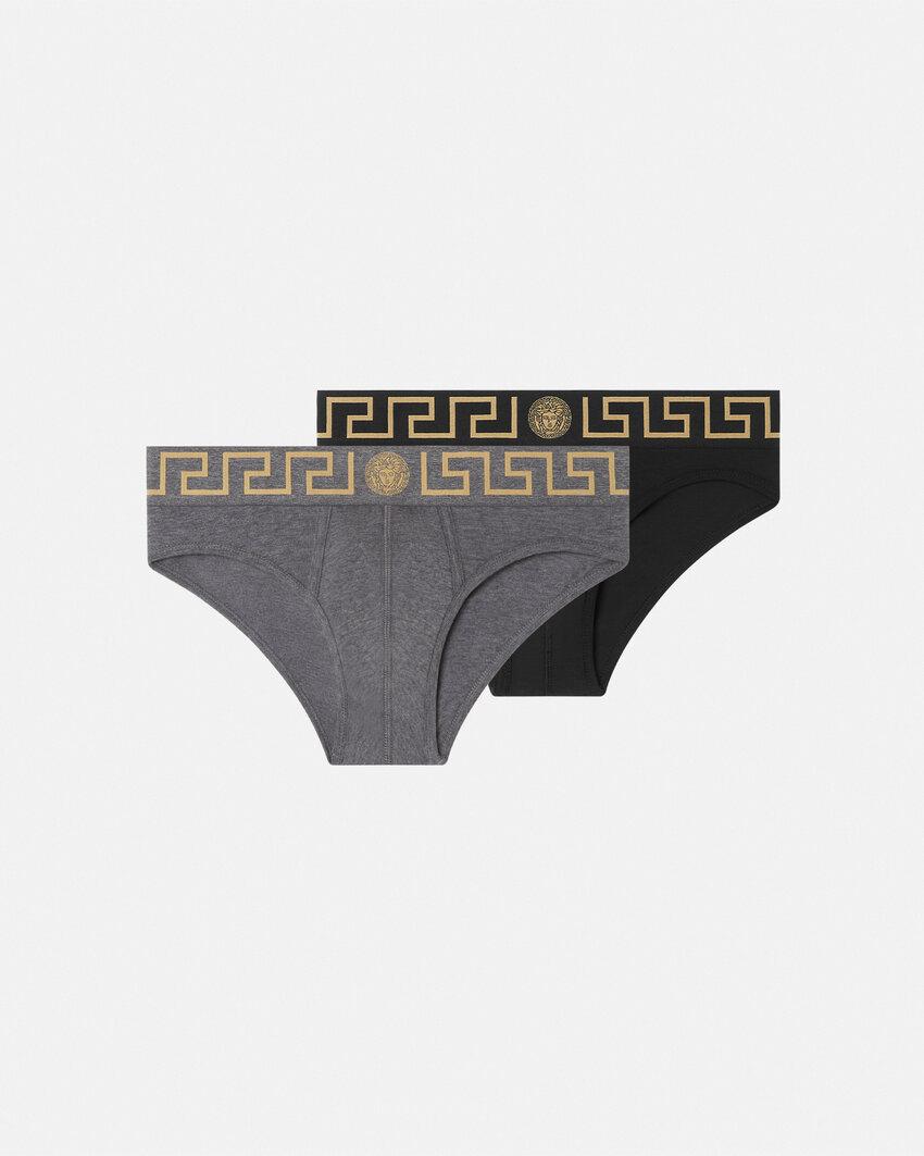 cotton-jersey briefs 2-pack by VERSACE