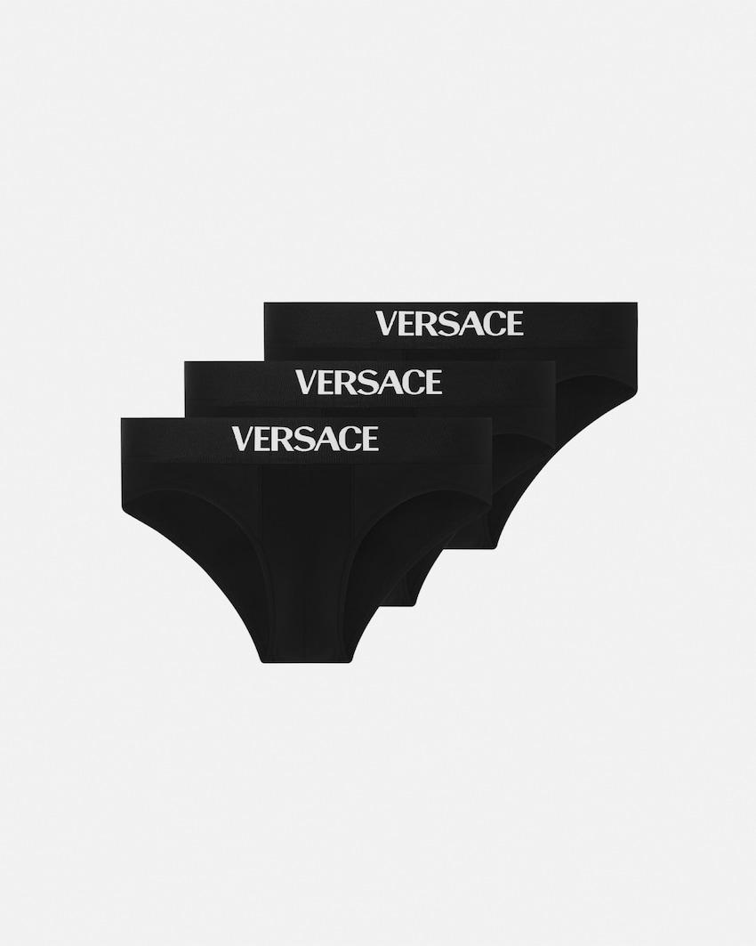 cotton-jersey briefs 3-pack by VERSACE