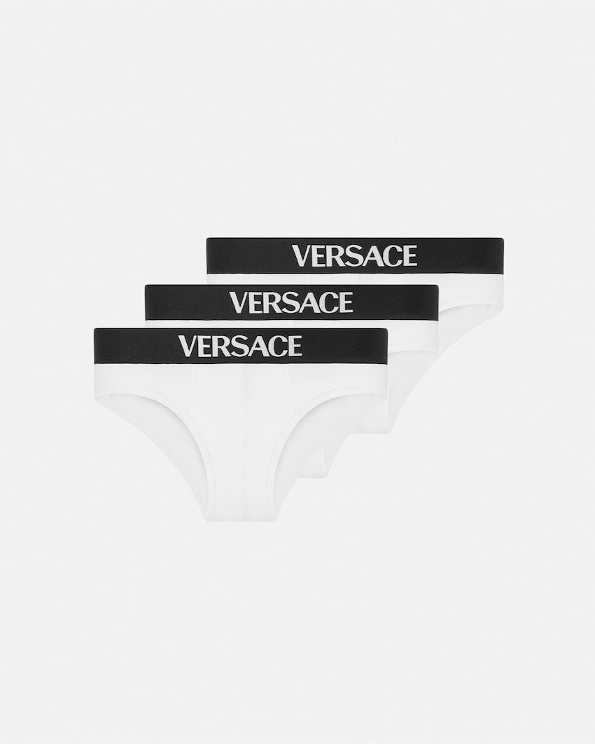 cotton-jersey briefs 3-pack by VERSACE