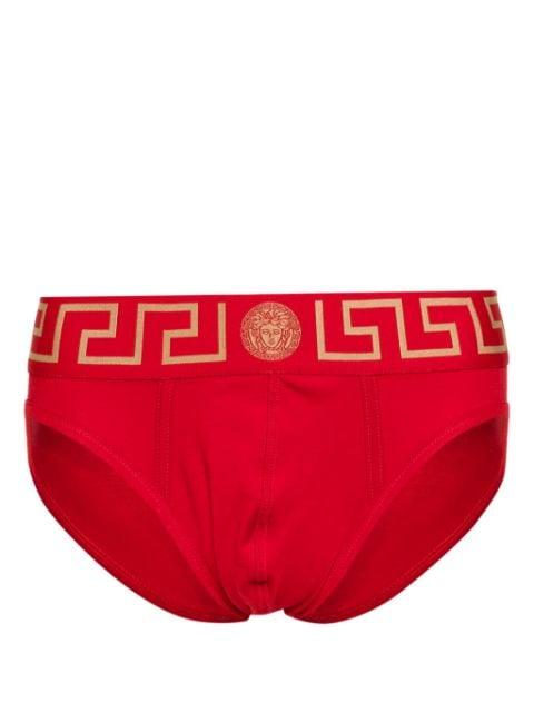 cotton-jersey briefs by VERSACE