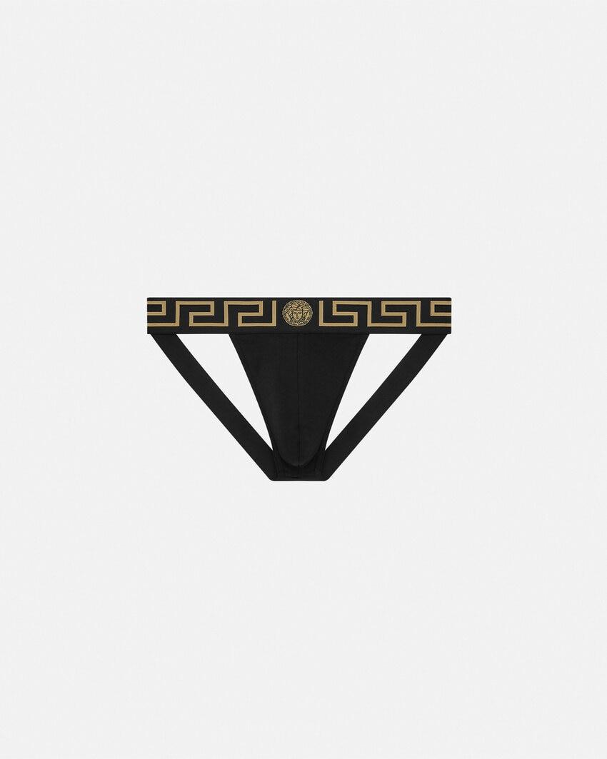 cotton-jersey jockstrap by VERSACE
