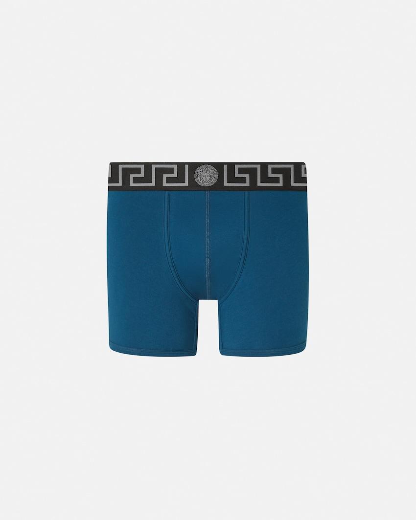 cotton-jersey long trunks by VERSACE