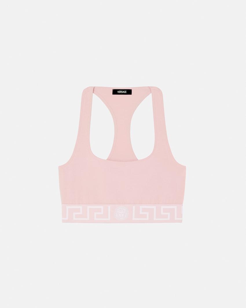 cotton-jersey scoop bralette by VERSACE