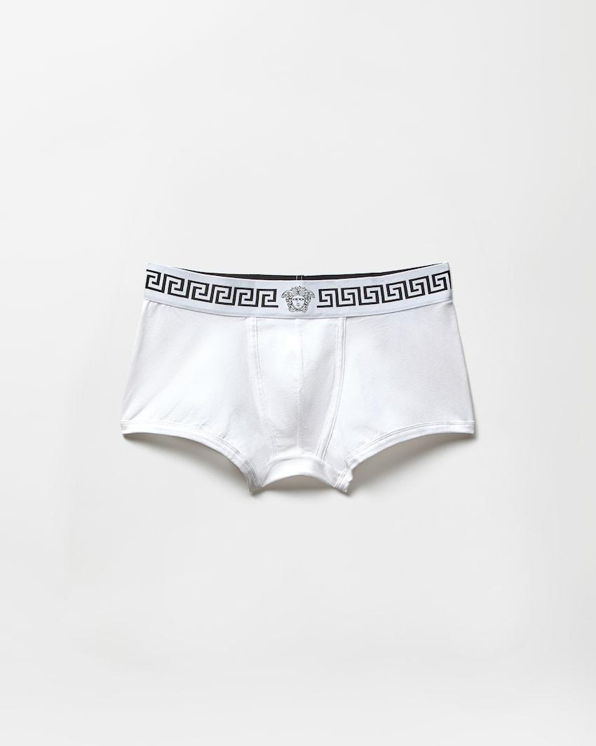 cotton-jersey trunks by VERSACE