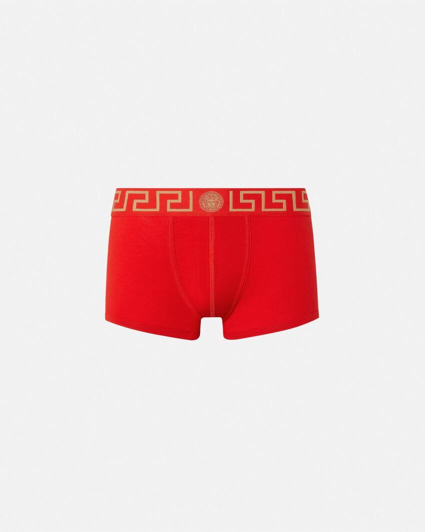 cotton-jersey trunks by VERSACE