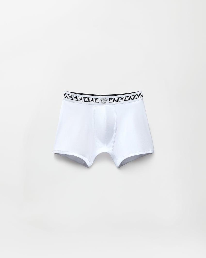 cotton-jersey trunks by VERSACE