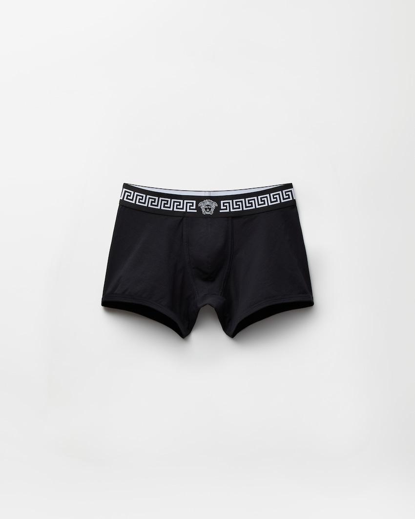cotton-jersey trunks by VERSACE
