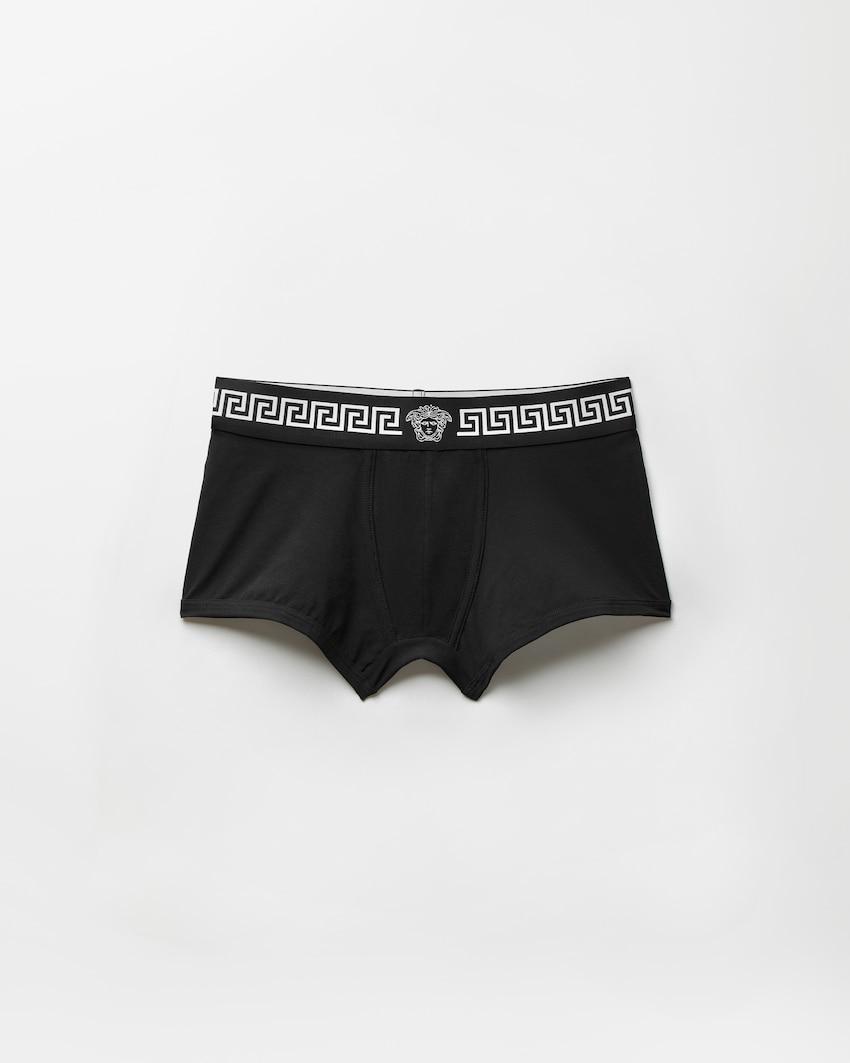 cotton-jersey trunks by VERSACE
