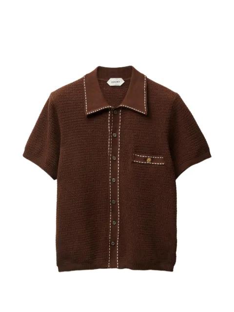 cotton knit shirt by VERSACE