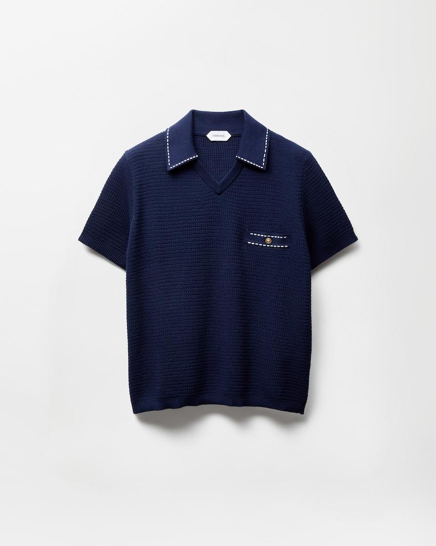 cotton knit t-shirt by VERSACE