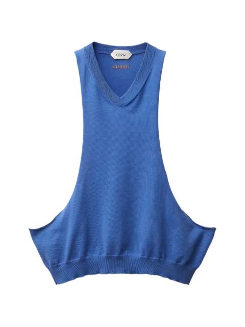 cotton knit tank top by VERSACE