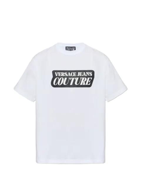 cotton logo T-shirt by VERSACE
