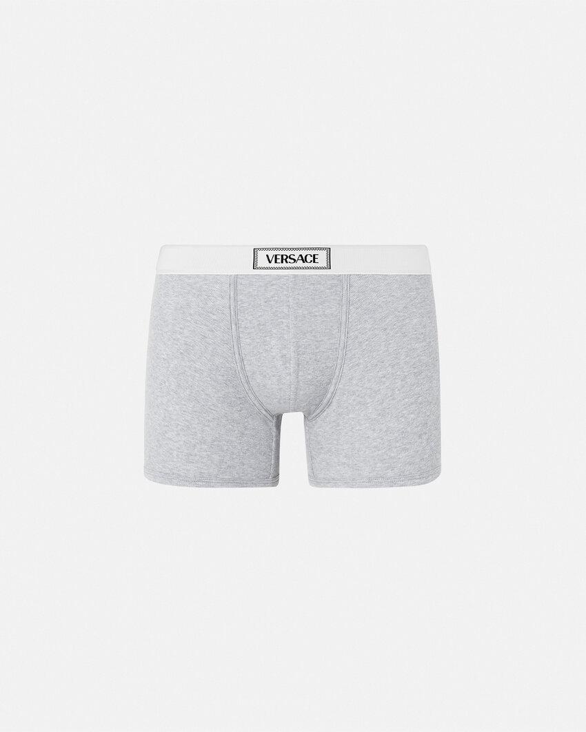 cotton ribbed long trunks by VERSACE