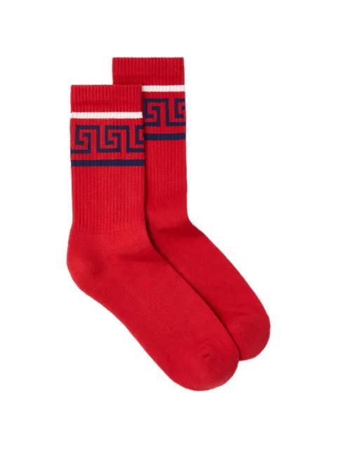 cotton ribbed socks by VERSACE