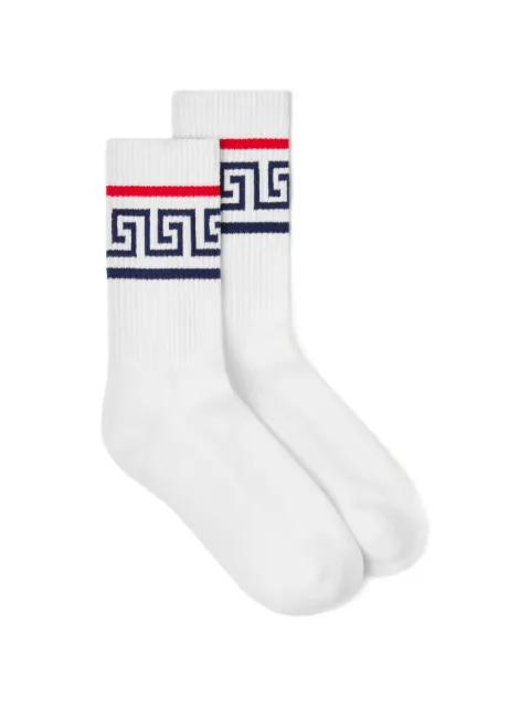 cotton ribbed socks by VERSACE