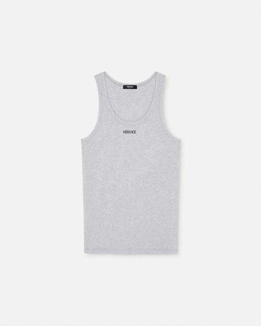 cotton ribbed tank top by VERSACE