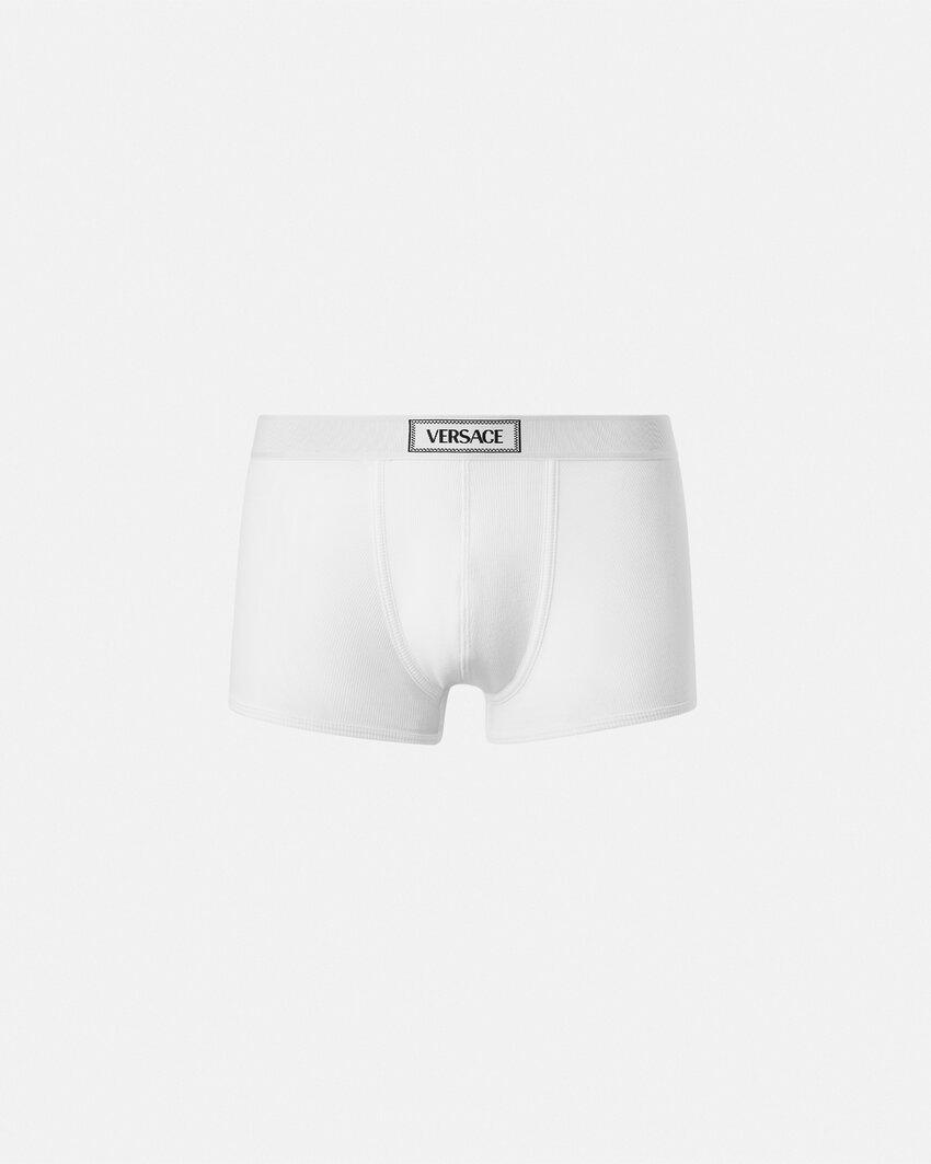 cotton ribbed trunks by VERSACE