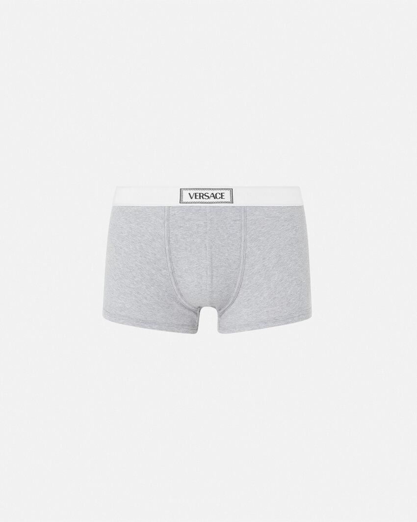 cotton ribbed trunks by VERSACE