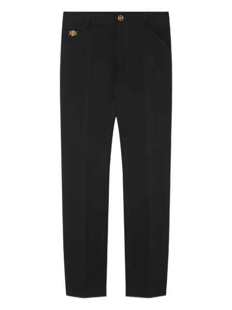 cotton trousers by VERSACE