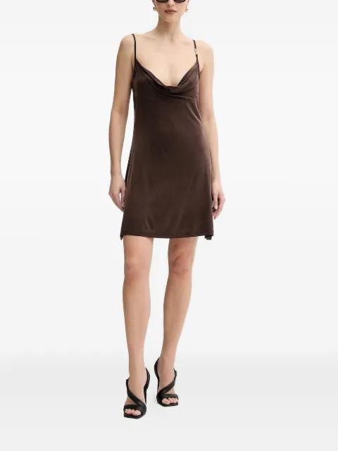 cowl-neck mini dress by VERSACE