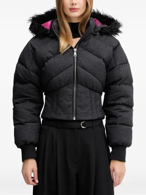 crinkled puffer jacket by VERSACE