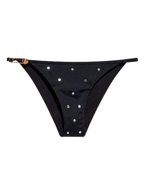 crystal-embellished bikini bottom by VERSACE