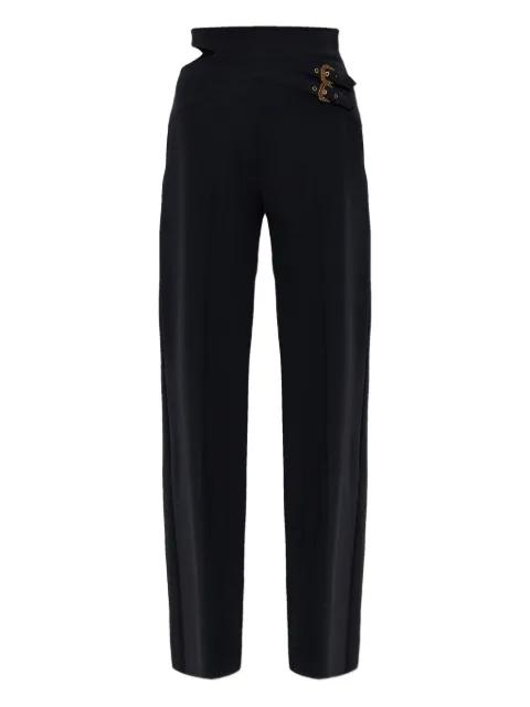 cut-out buckle-detail trousers by VERSACE