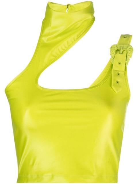 cut-out crop top by VERSACE