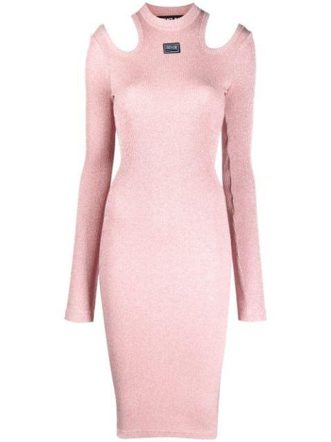 cut-out knitted dress by VERSACE