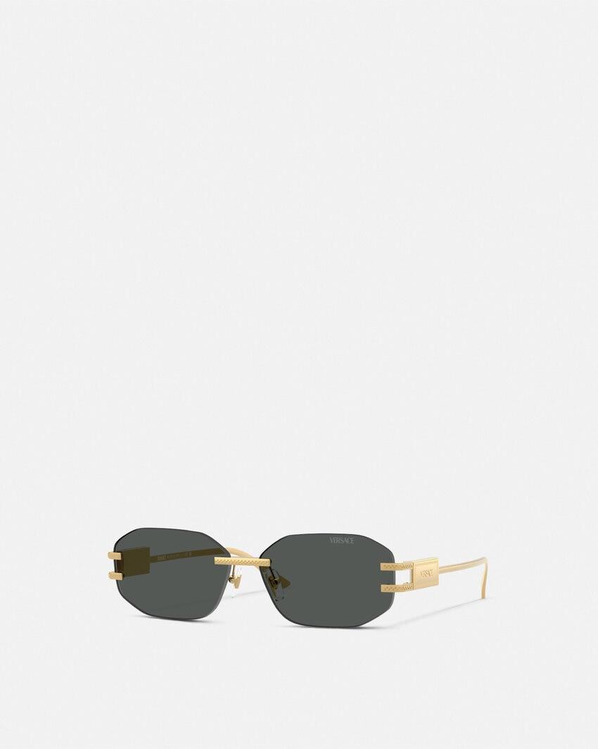 damier plaque sunglasses by VERSACE