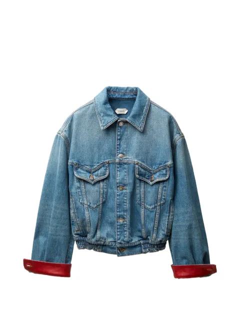 denim blouson by VERSACE