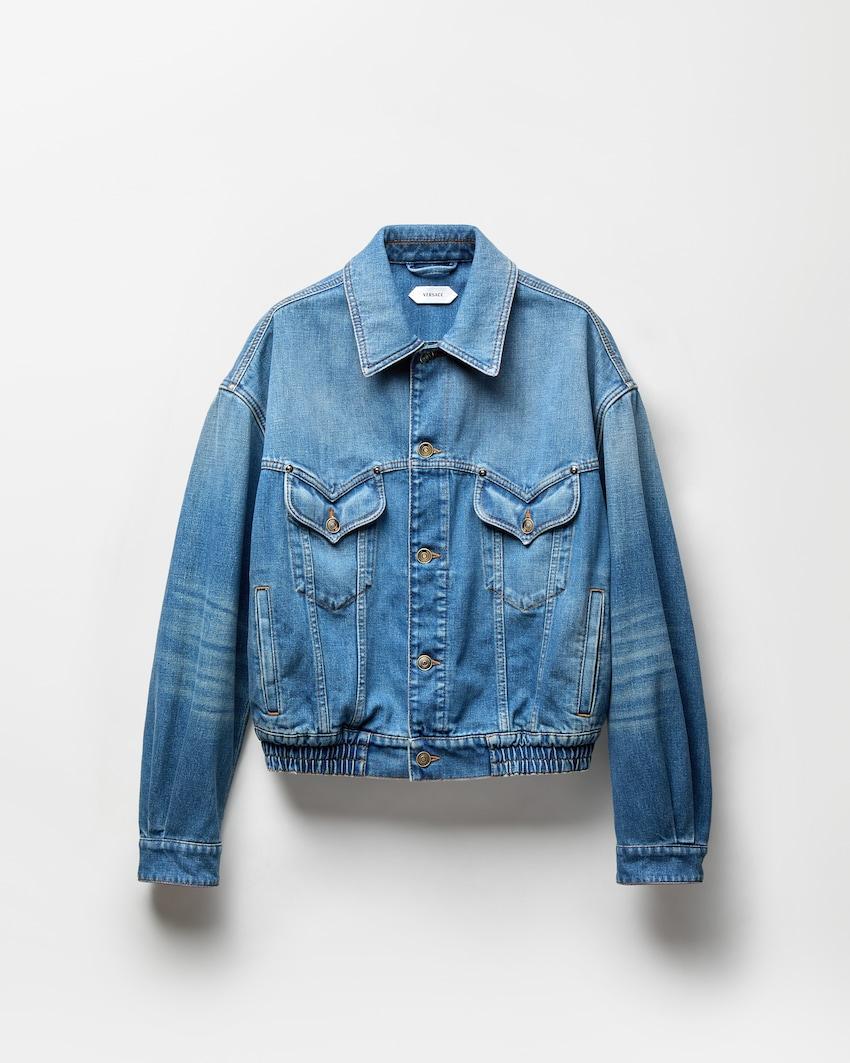 denim blouson by VERSACE