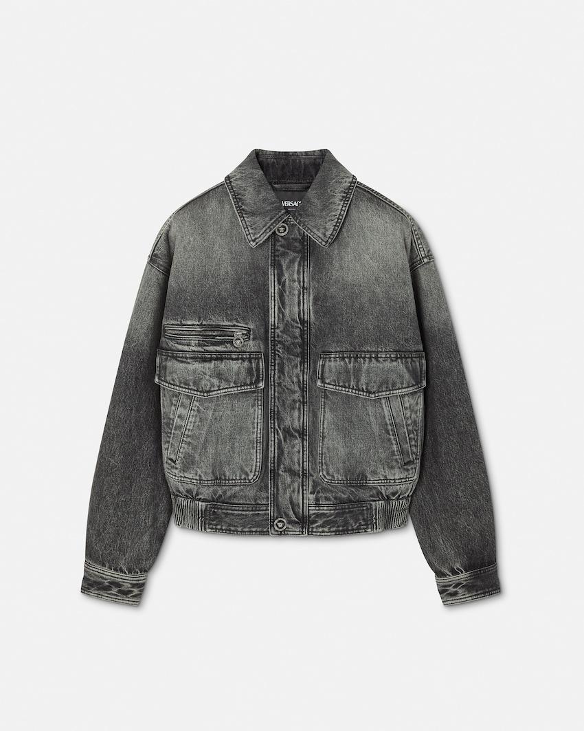 denim blouson by VERSACE