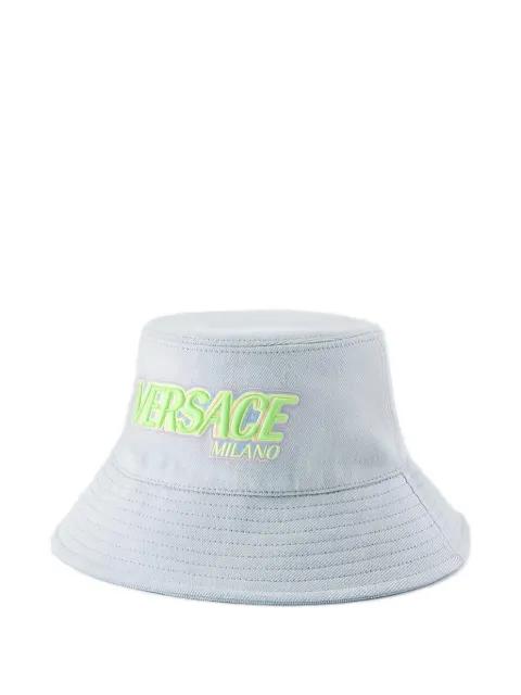 denim bucket hat by VERSACE