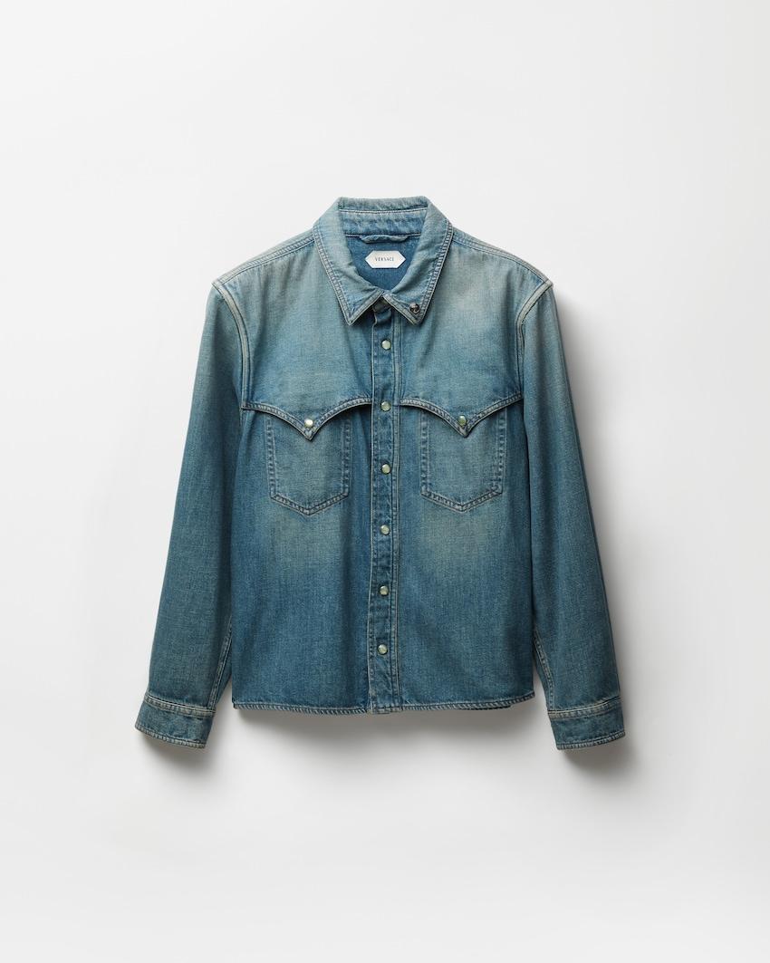 denim shirt by VERSACE