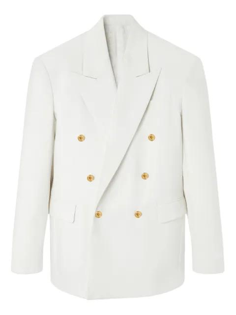 double-breasted button-up blazer by VERSACE