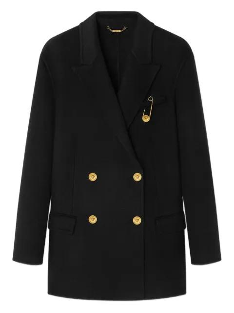 double-breasted coat by VERSACE