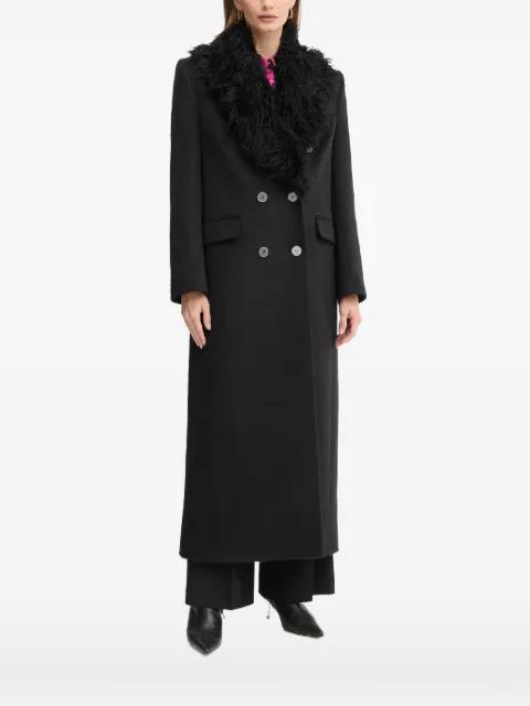 double-breasted coat by VERSACE
