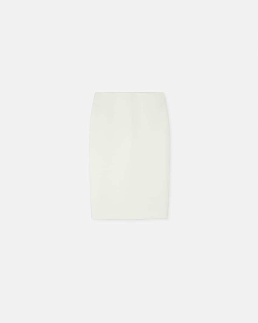 double-wool crepe pencil skirt by VERSACE