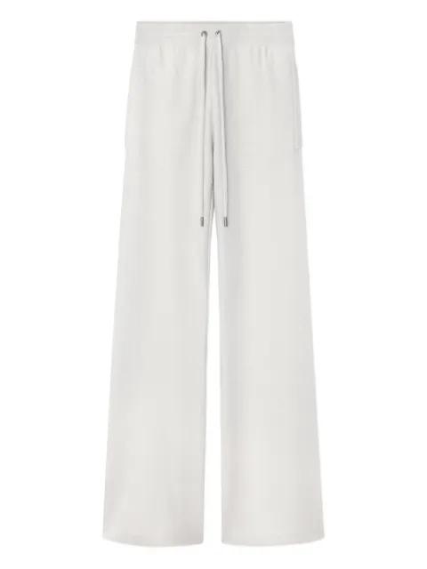 drawstring-fastening knitted flared trousers by VERSACE