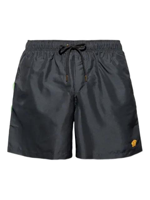 drawstring logo-patch swim shorts by VERSACE