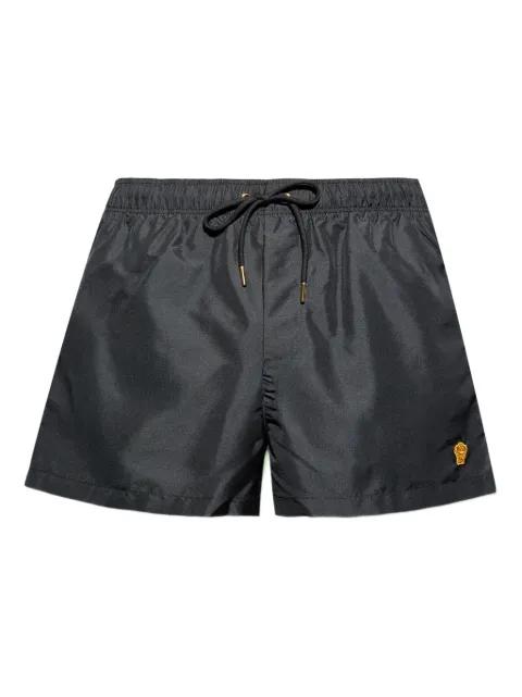 drawstring logo-patch swim shorts by VERSACE