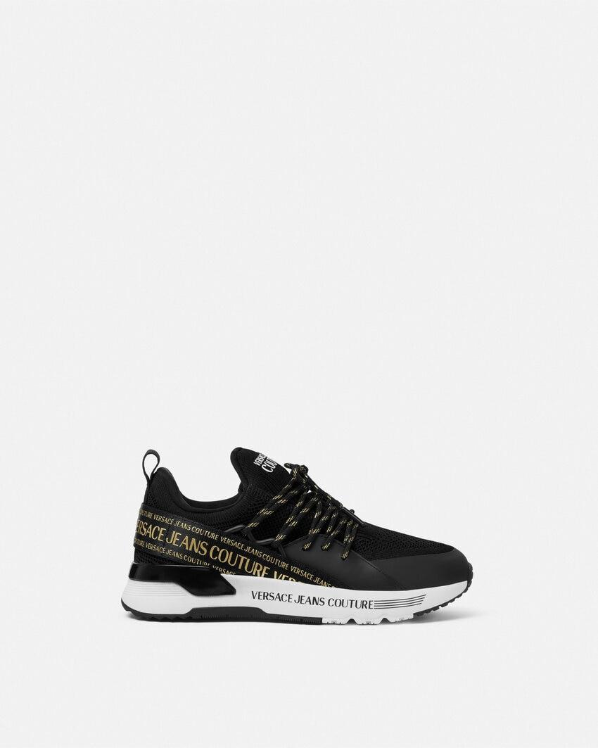dynamic logo sneakers by VERSACE