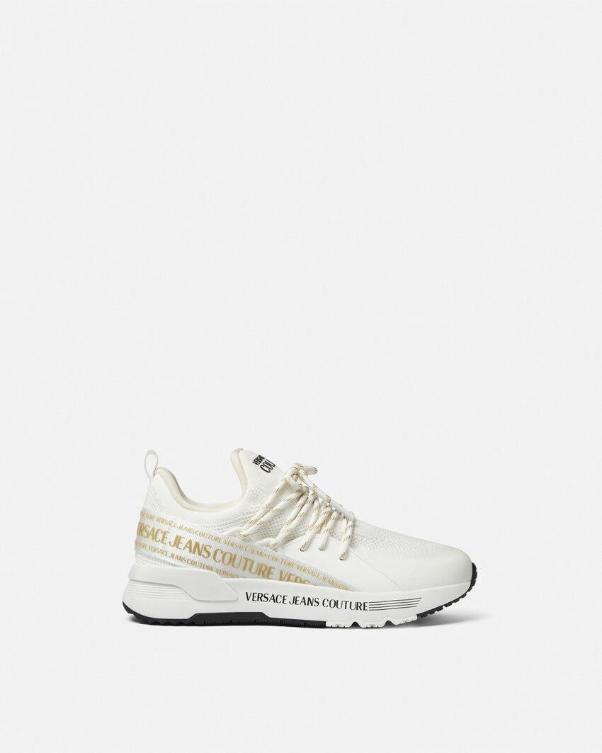 dynamic logo sneakers by VERSACE