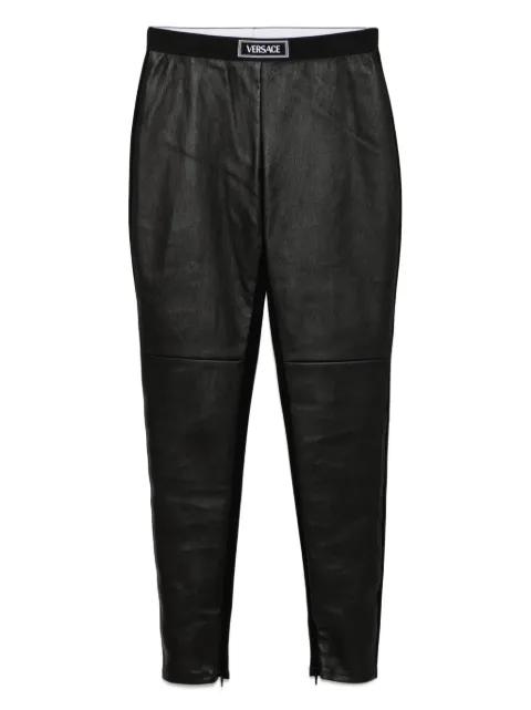 elasticated waistband leggings by VERSACE