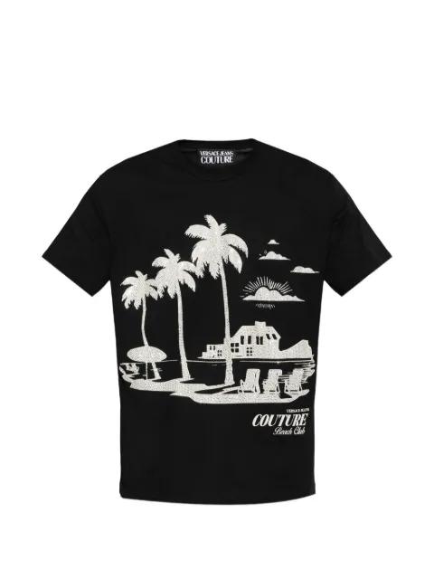 embellished T-shirt by VERSACE