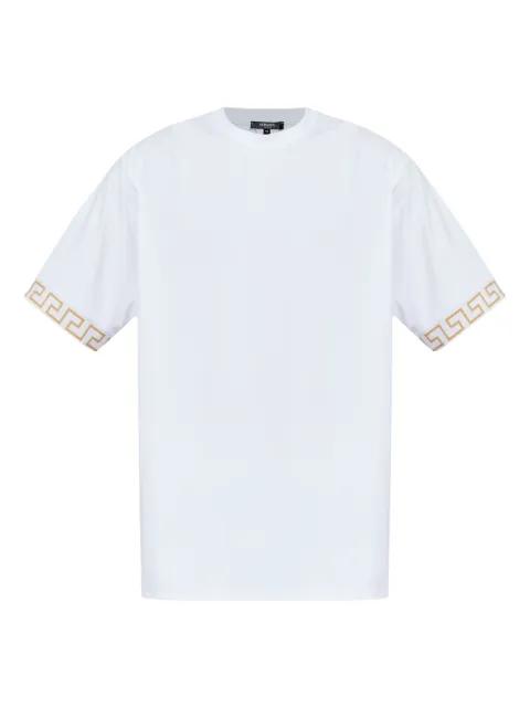 embellished-cuffs T-shirt by VERSACE